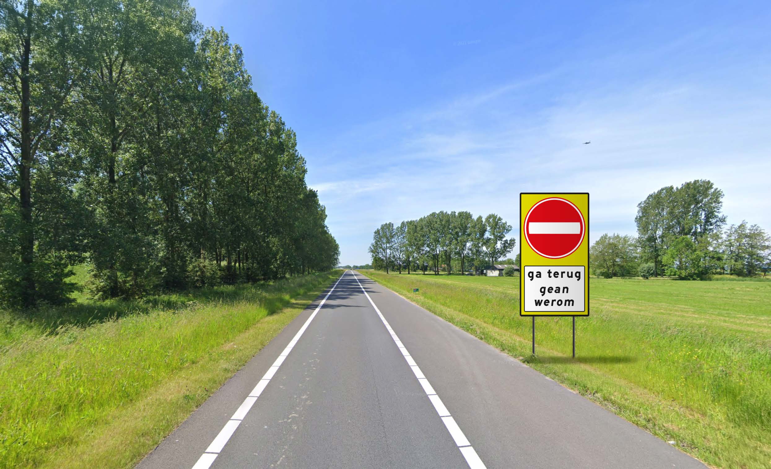 Illustratie van het verkeersbord