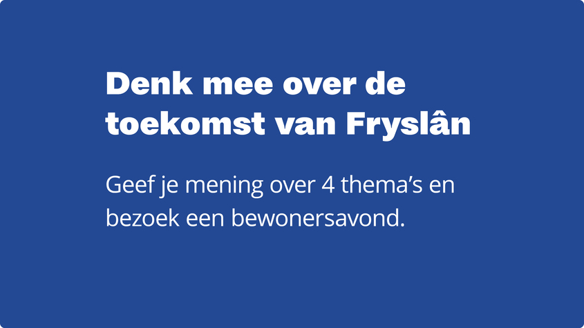 naar de vragen over toekomst van Friesland